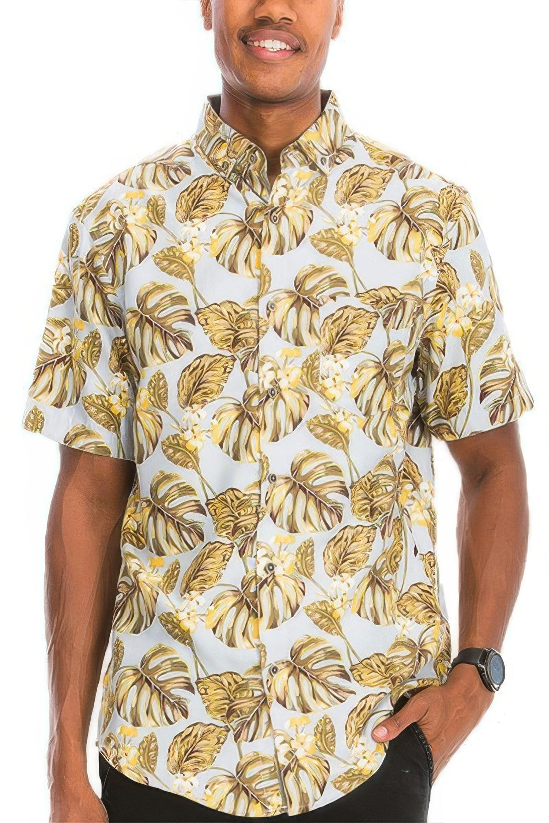 Featured image for How to Style a Hawaiian Print Button Down Shirt Professionally