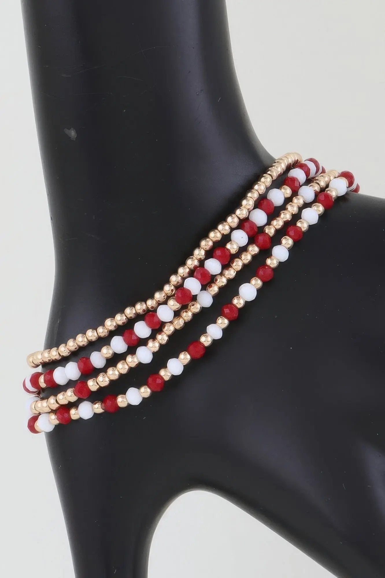 Alternating Stone Beaded Bracelet - DressAffection