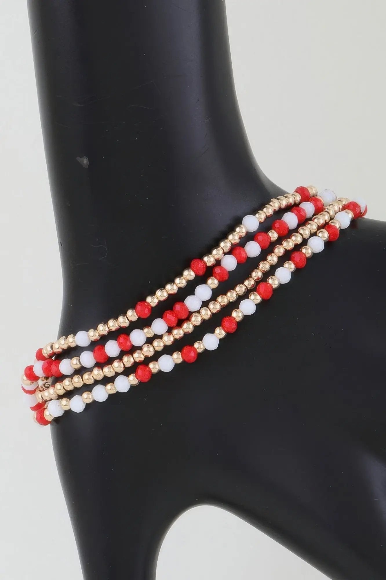 Alternating Stone Beaded Bracelet - DressAffection
