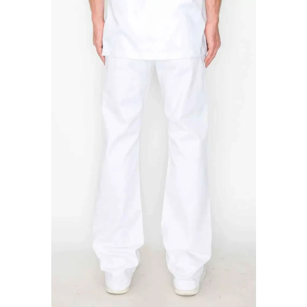 Bootcut Rip & Repair Colored Jeans - DressAffection