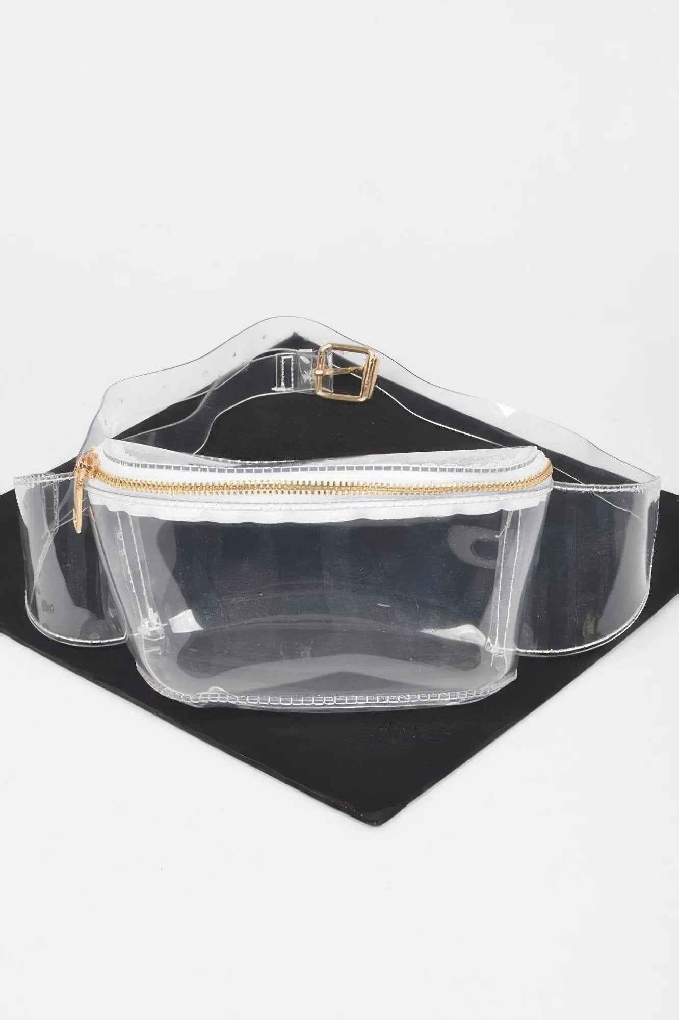 Clear Zip Front Fanny Pack