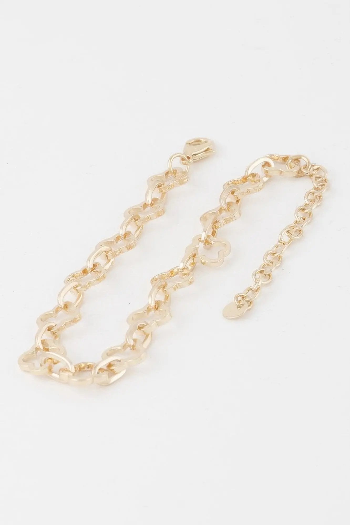Clover Link Chain Bracelet - DressAffection