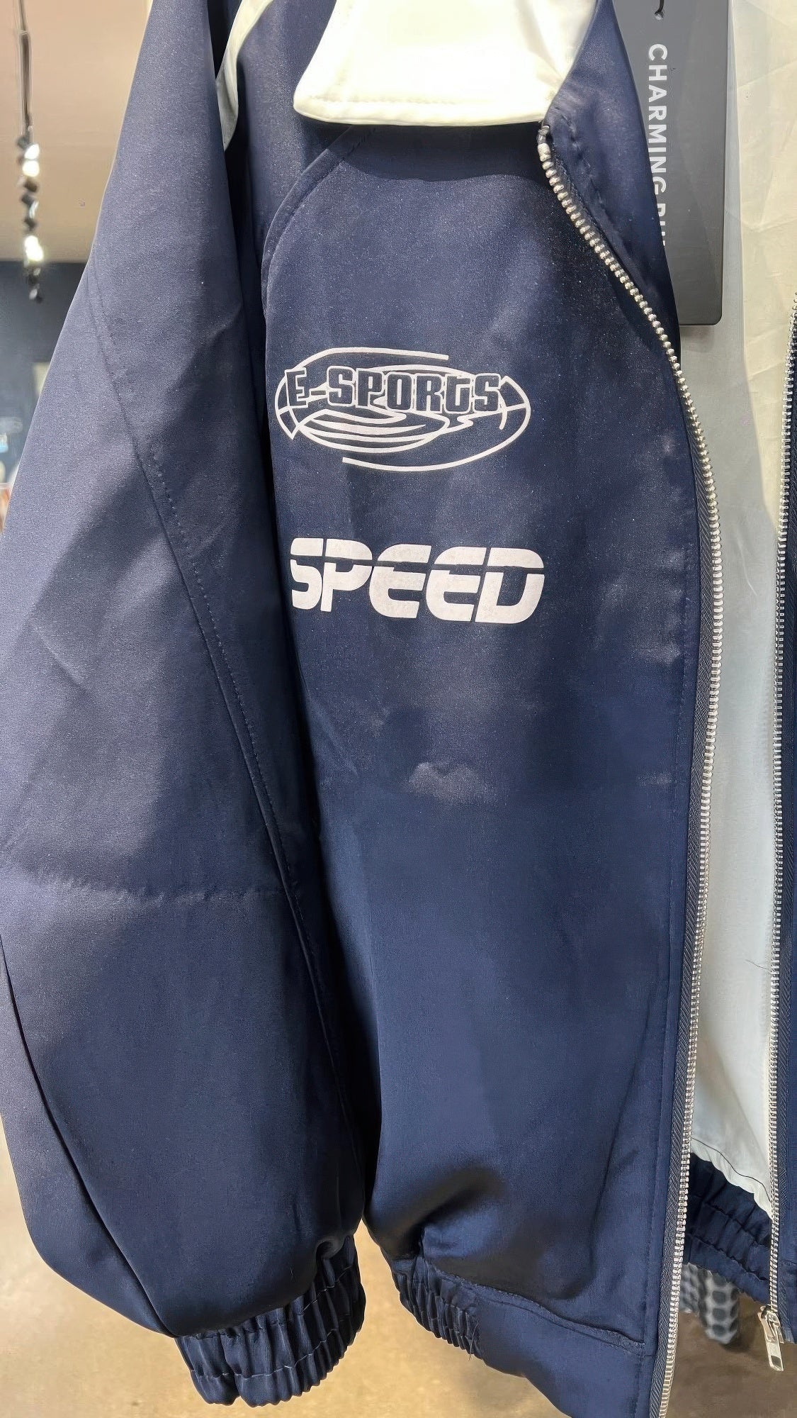 Collared Zipper Down Jacket - DressAffection