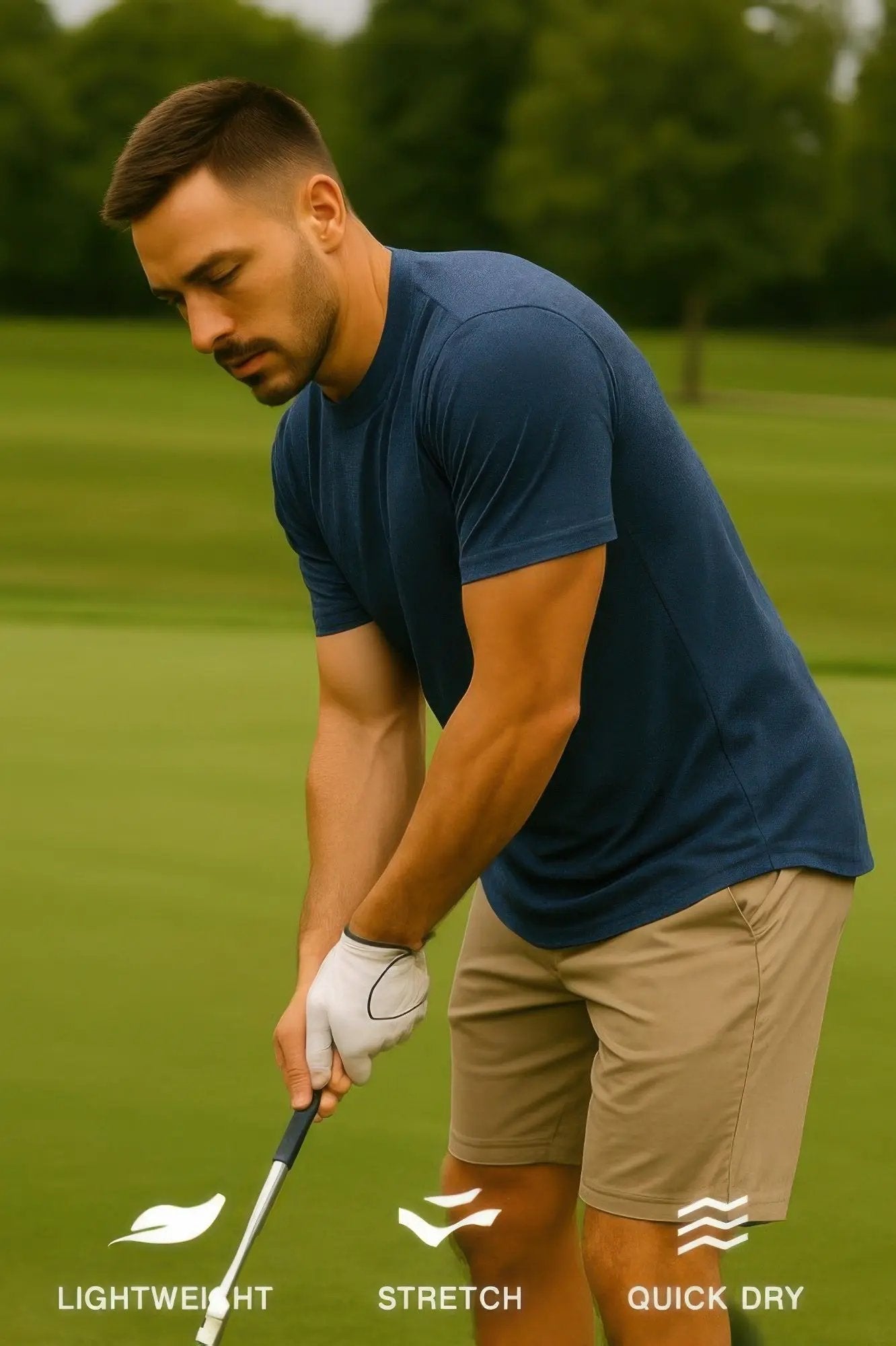 Curved Athletic Sports T-shirt - DressAffection