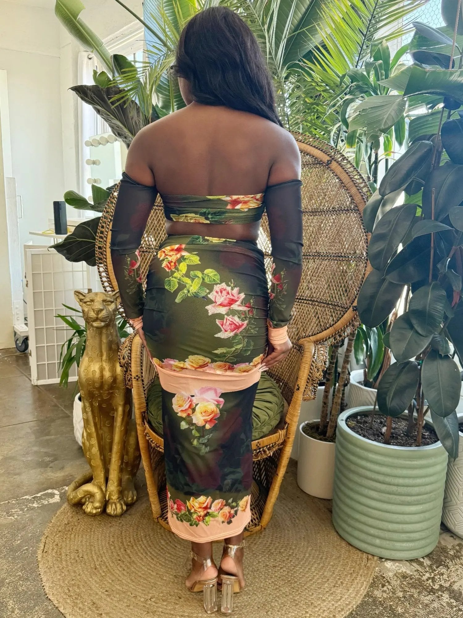 Eden Rose Mesh Set - DressAffection