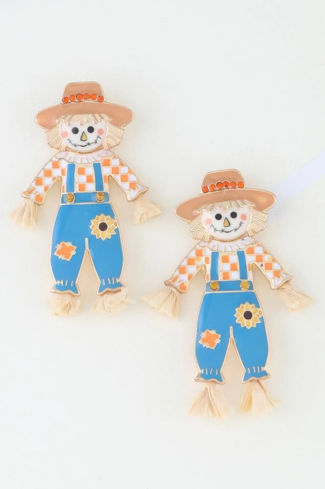 Fall Scarecrow Stud Earrings - DressAffection