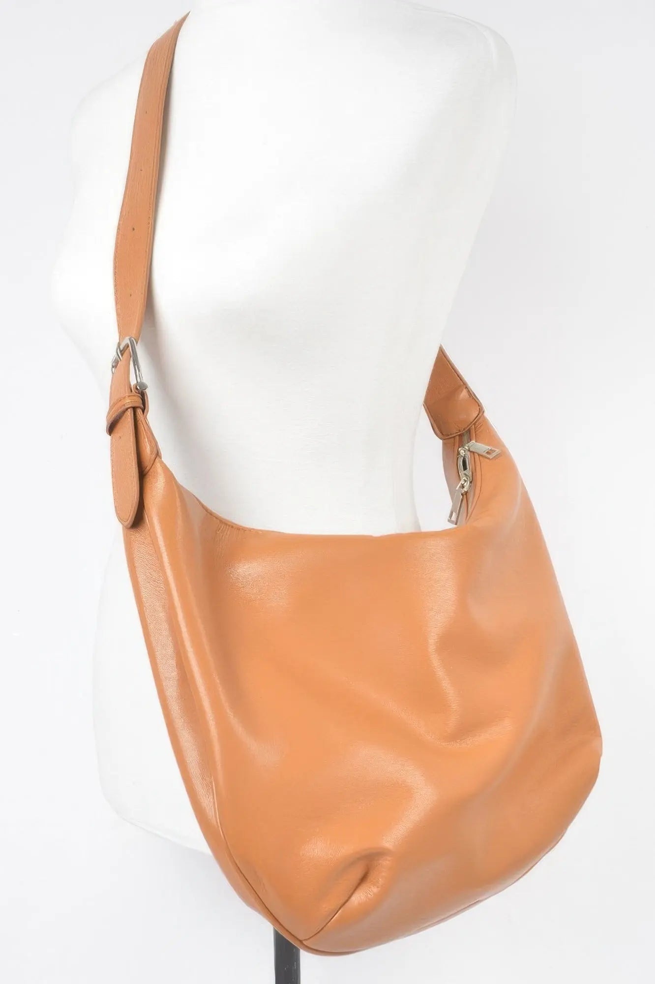 Faux Leather Old Money Look Shoulder Bag - DressAffection