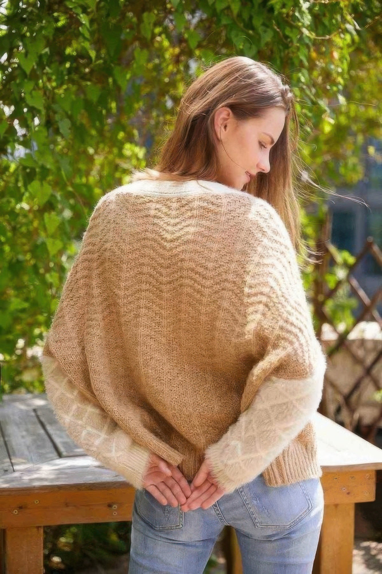 Front Drop Shoulder Cardigan - DressAffection