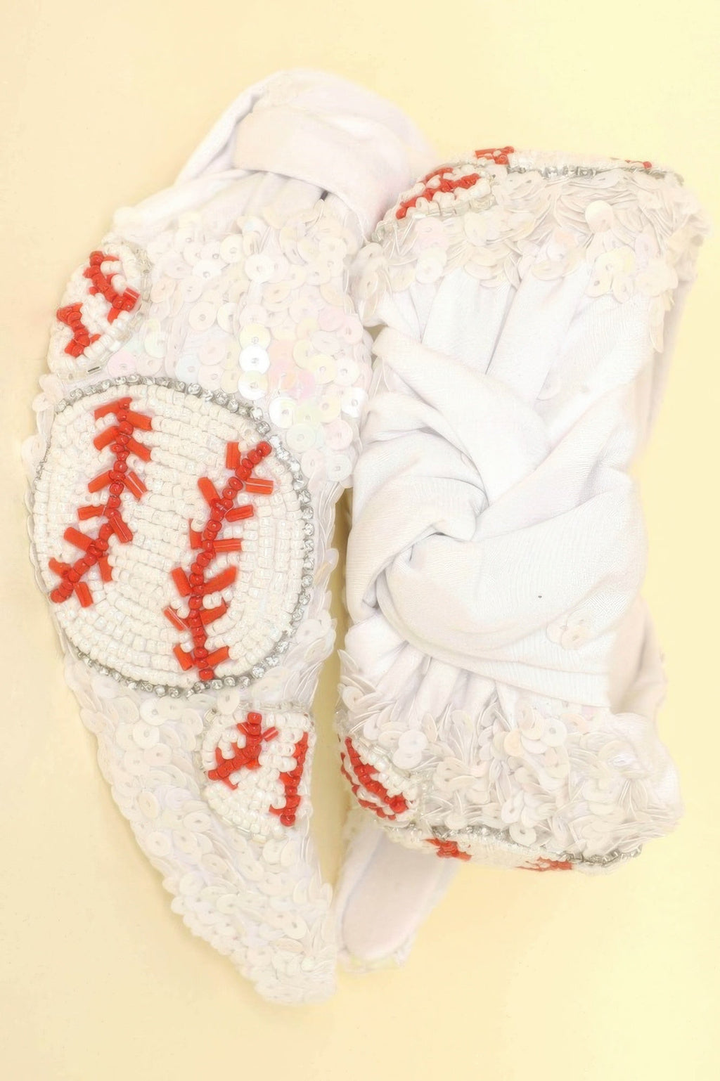 Game Day Baseball Top Knotted Headband - DressAffection