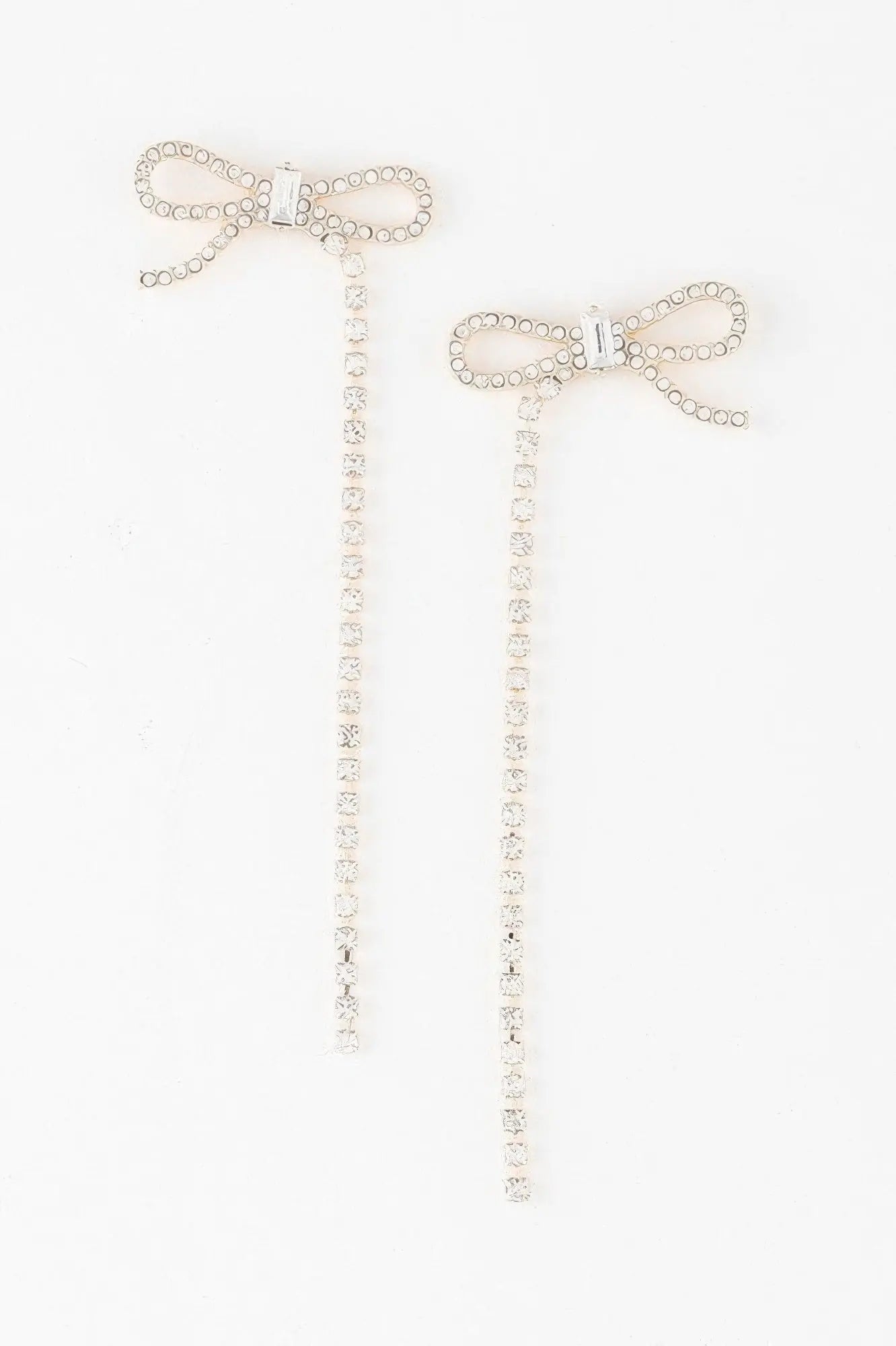 Half Ribbon Drop Earrings - DressAffection