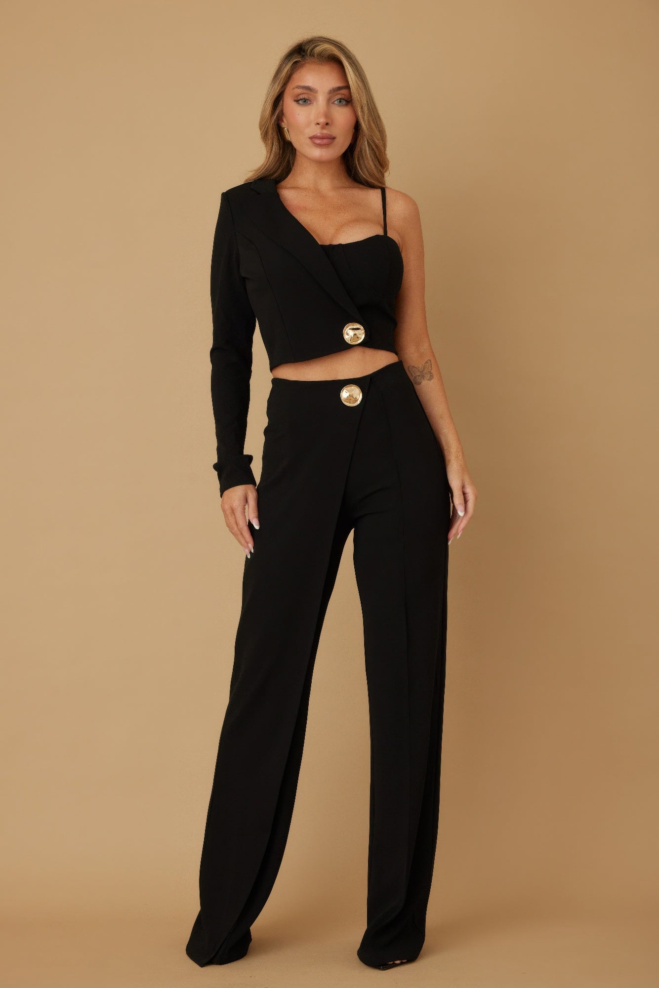 Half Sleeve Two Piece Sets - DressAffection