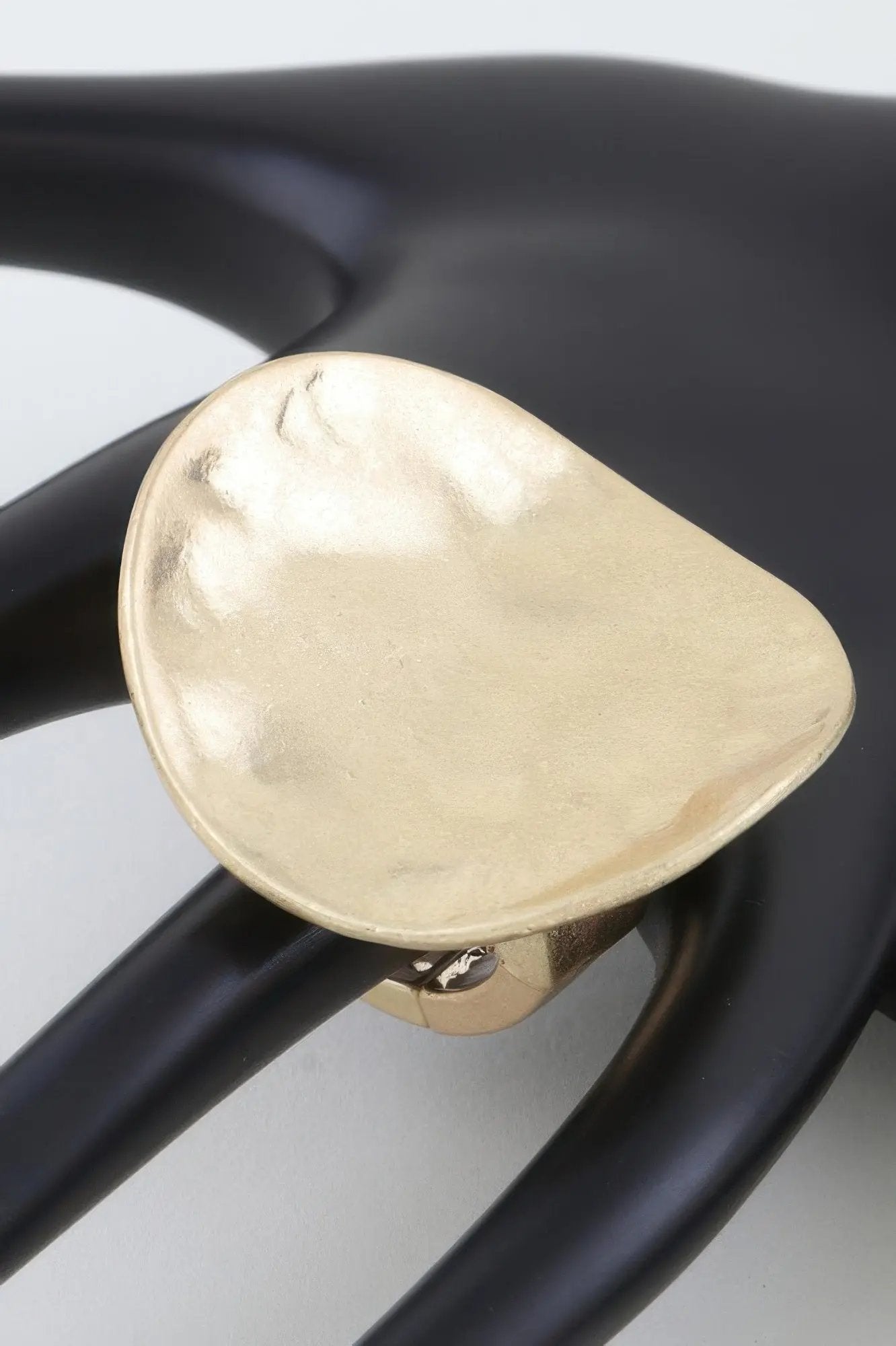 Hammered Plate Wrap Ring - DressAffection