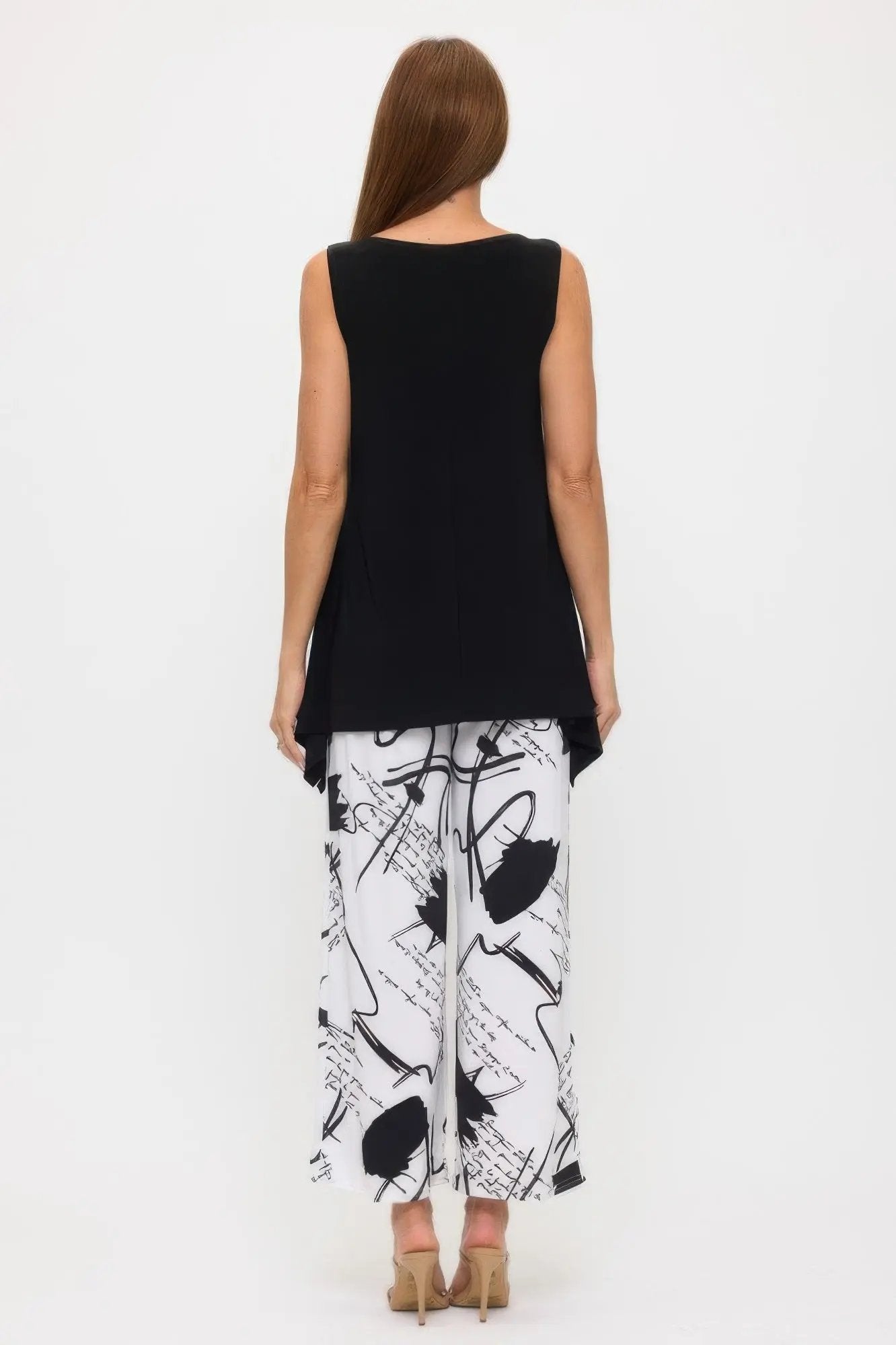 Hit Boat Neck Shark Bite Tank Tunic - DressAffection