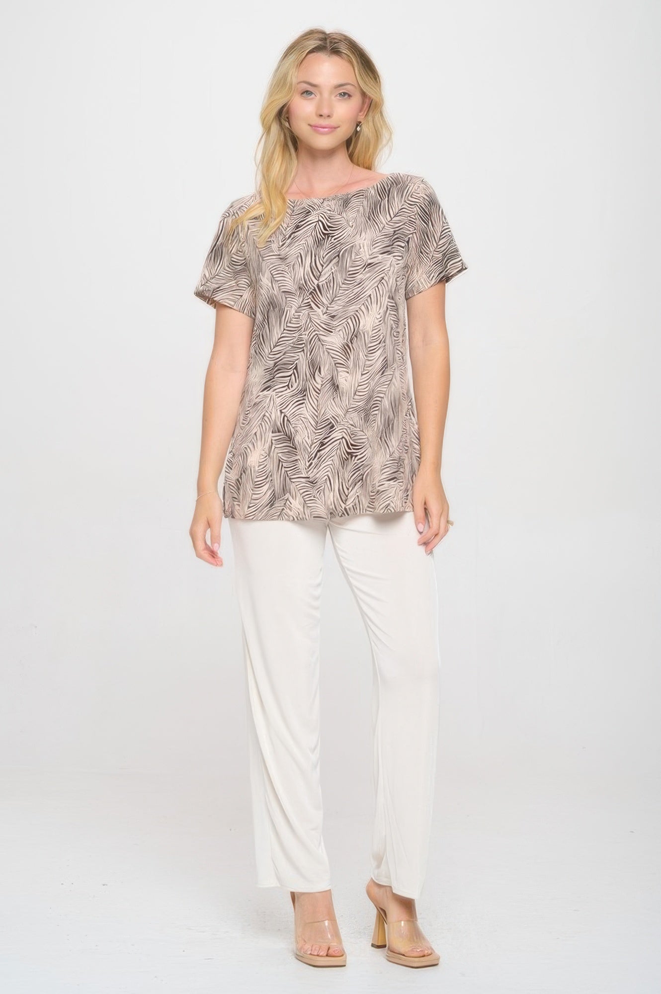 Hit Boat Nk Short Sl Top - DressAffection