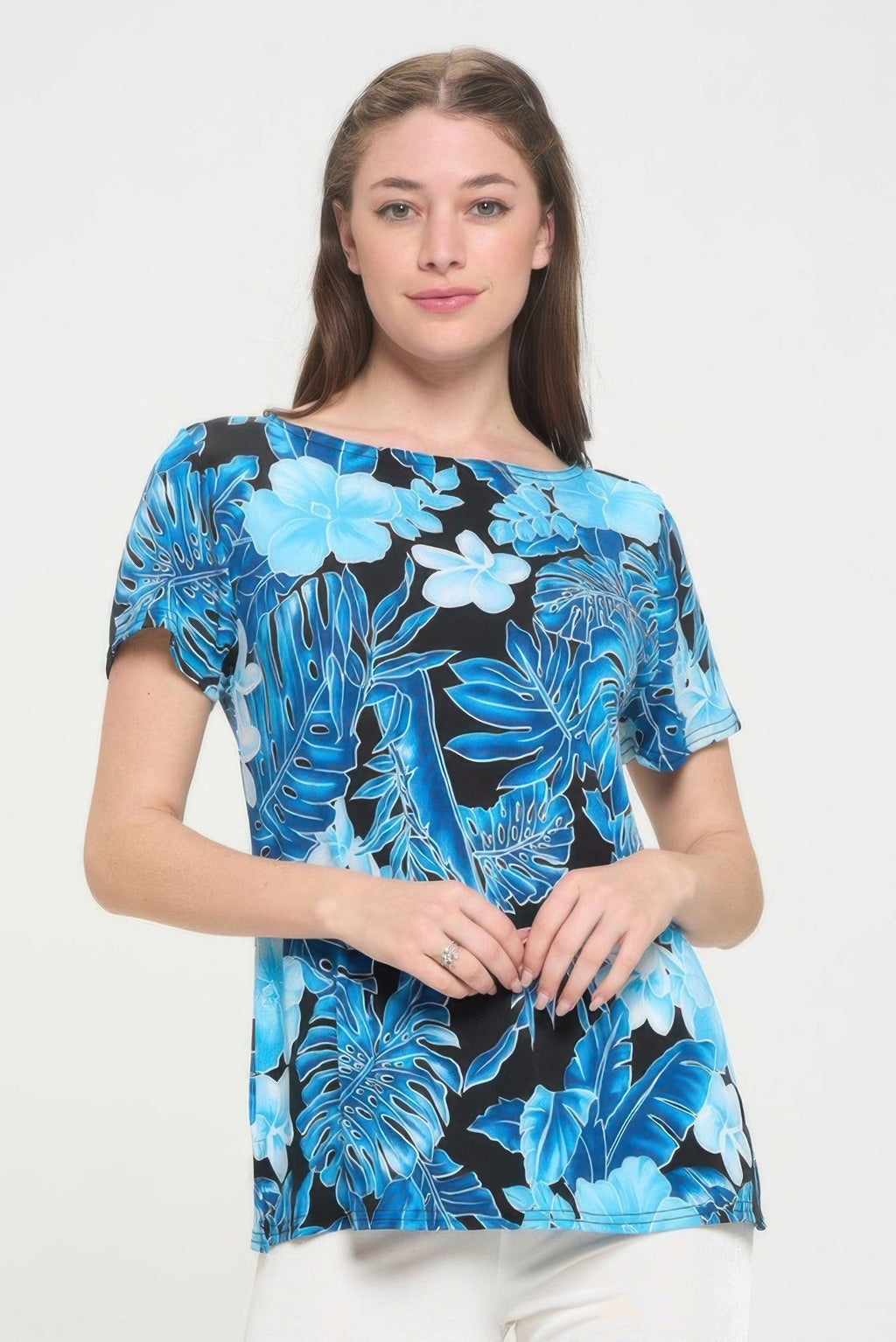 Hit Boat Nk Short Sl Top - DressAffection