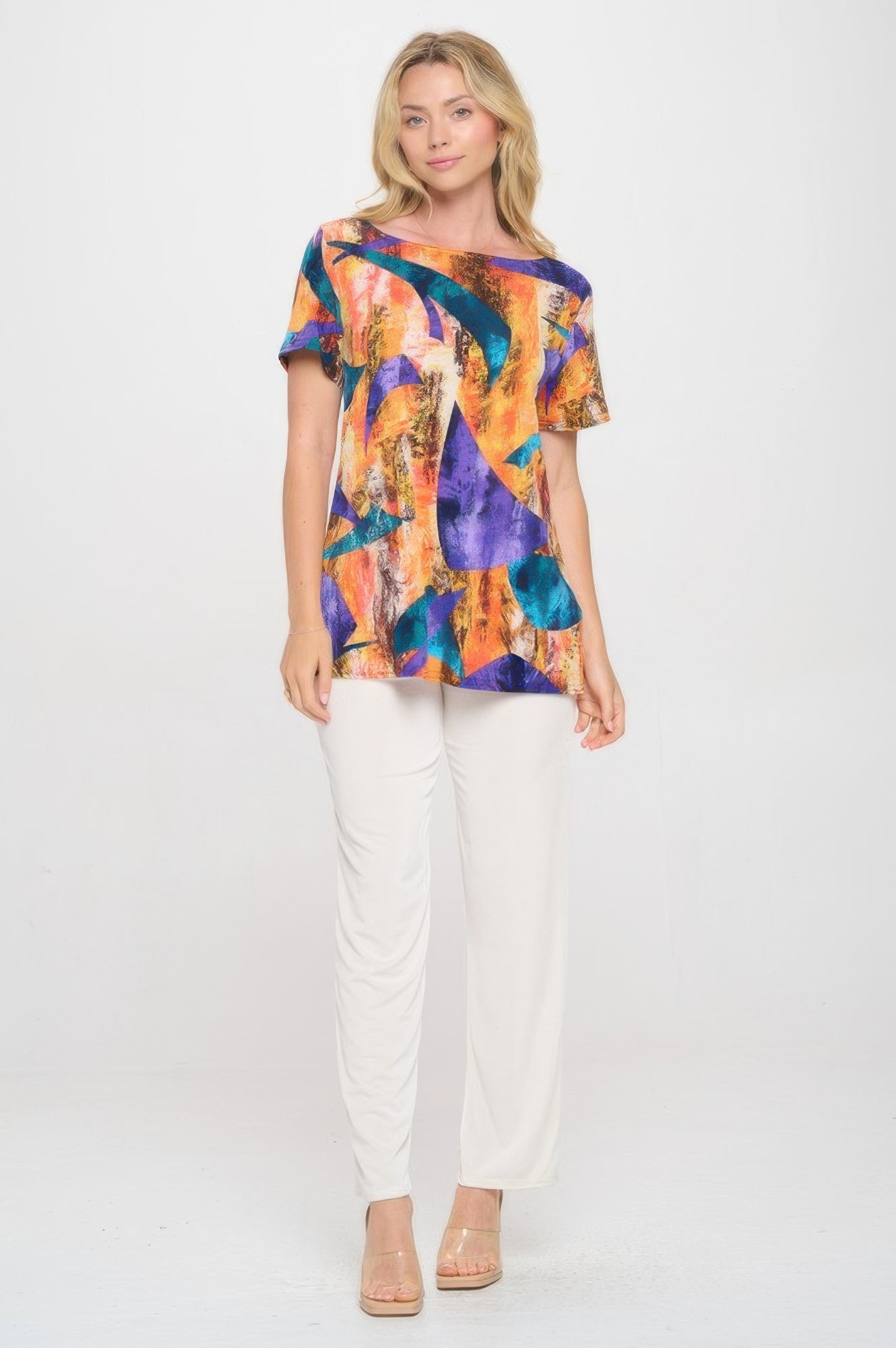 Hit Boat Nk Short Sl Top - DressAffection