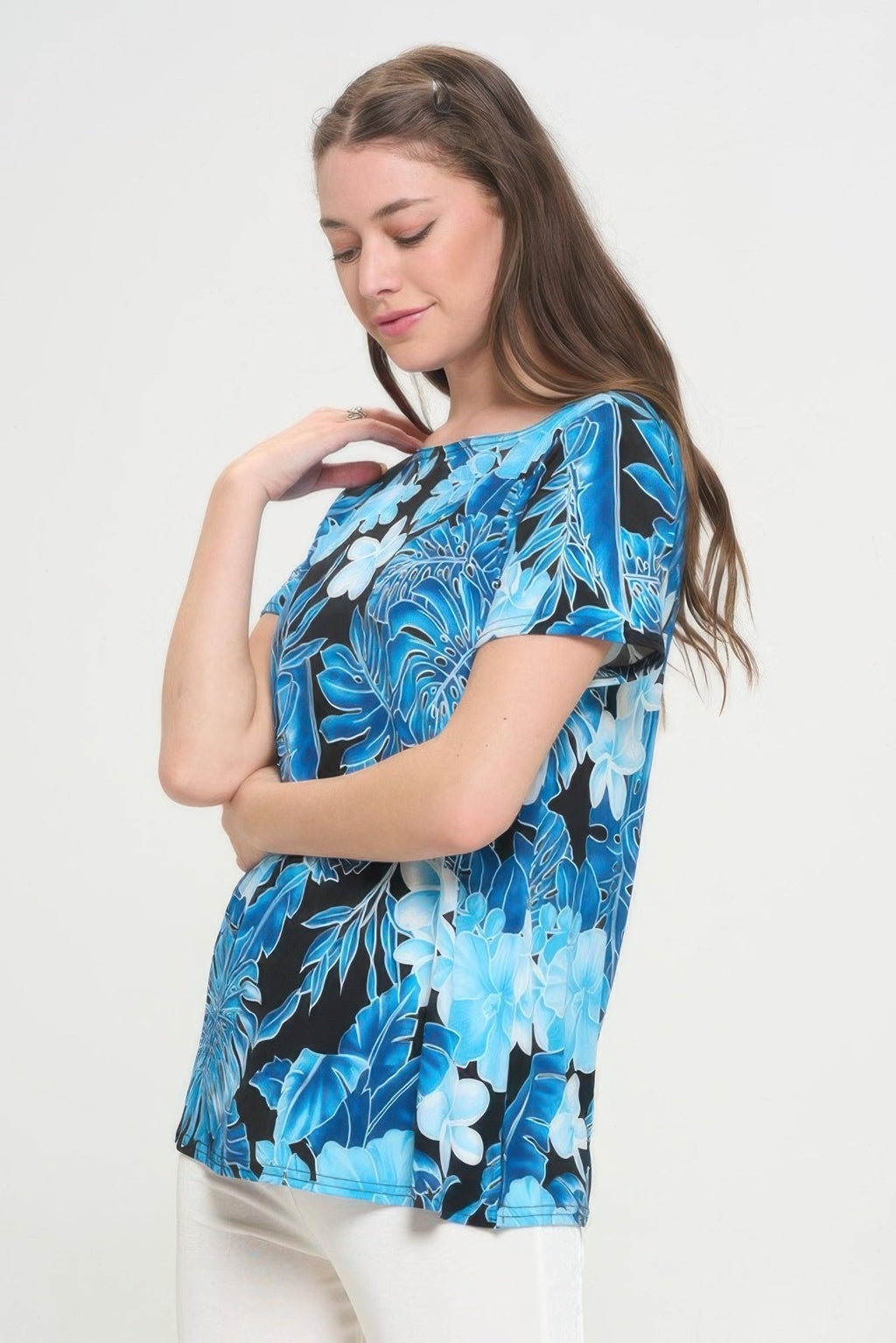 Hit Boat Nk Short Sl Top - DressAffection