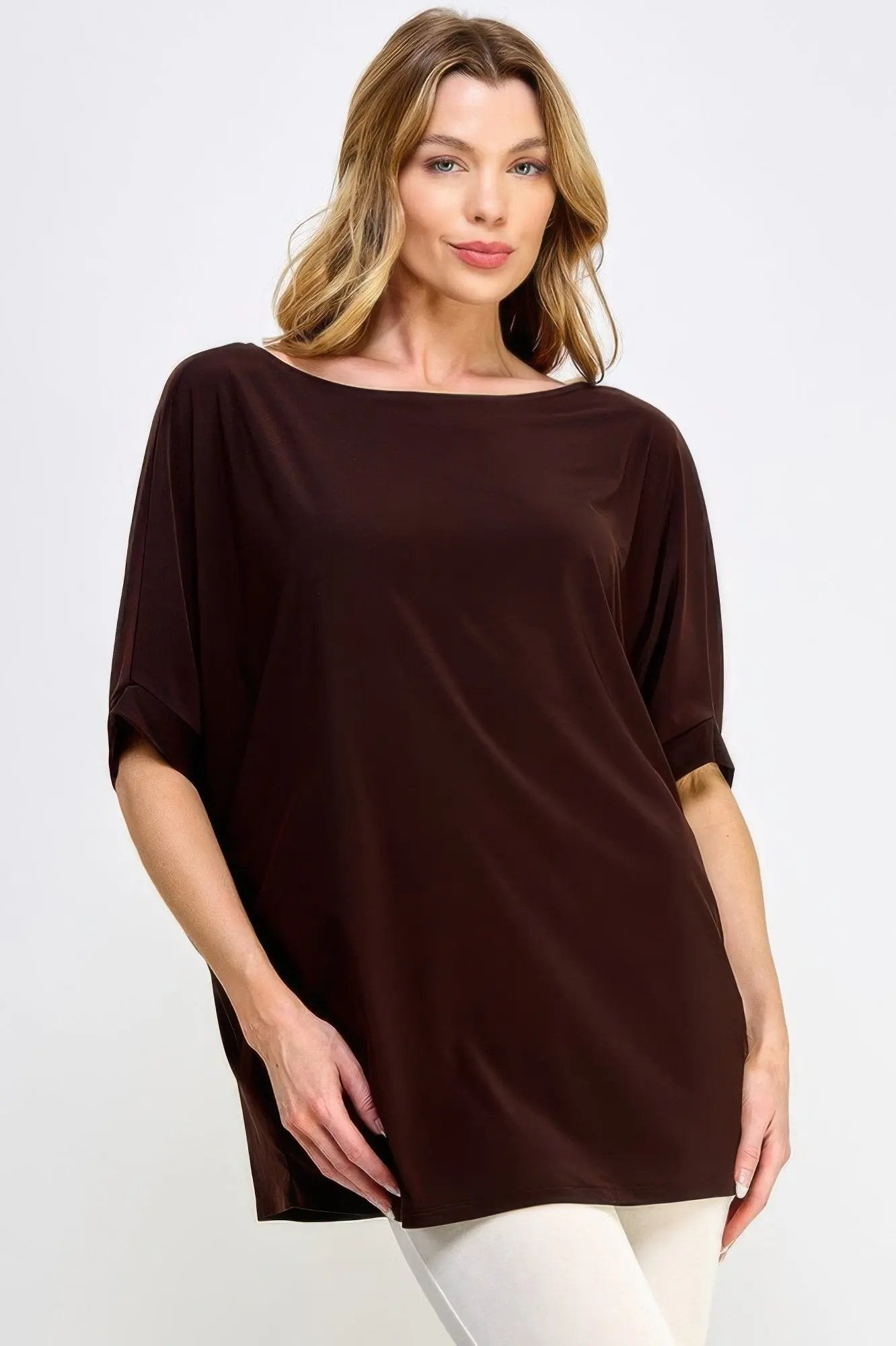 Hit Dolman Sleeve Top - DressAffection