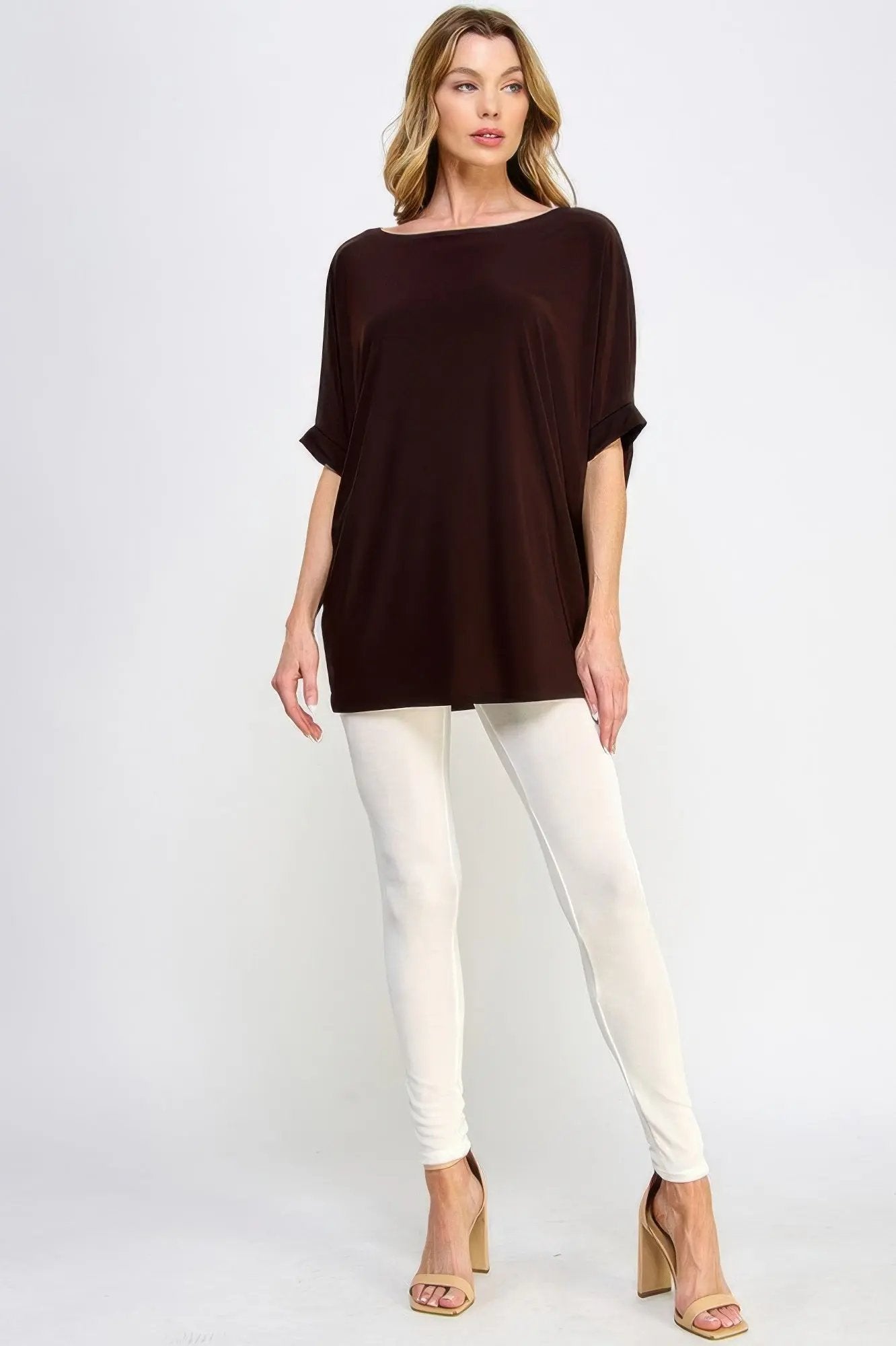 Hit Dolman Sleeve Top - DressAffection