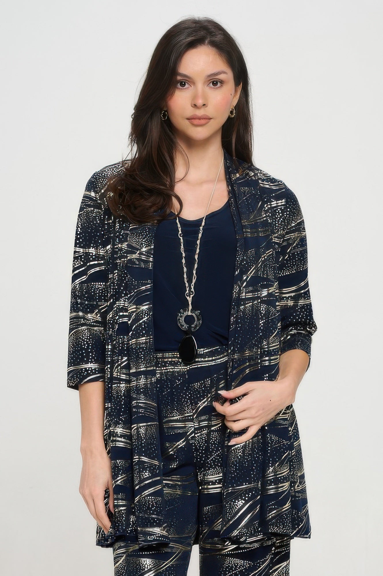 Hit Foil Princess Jacket - DressAffection