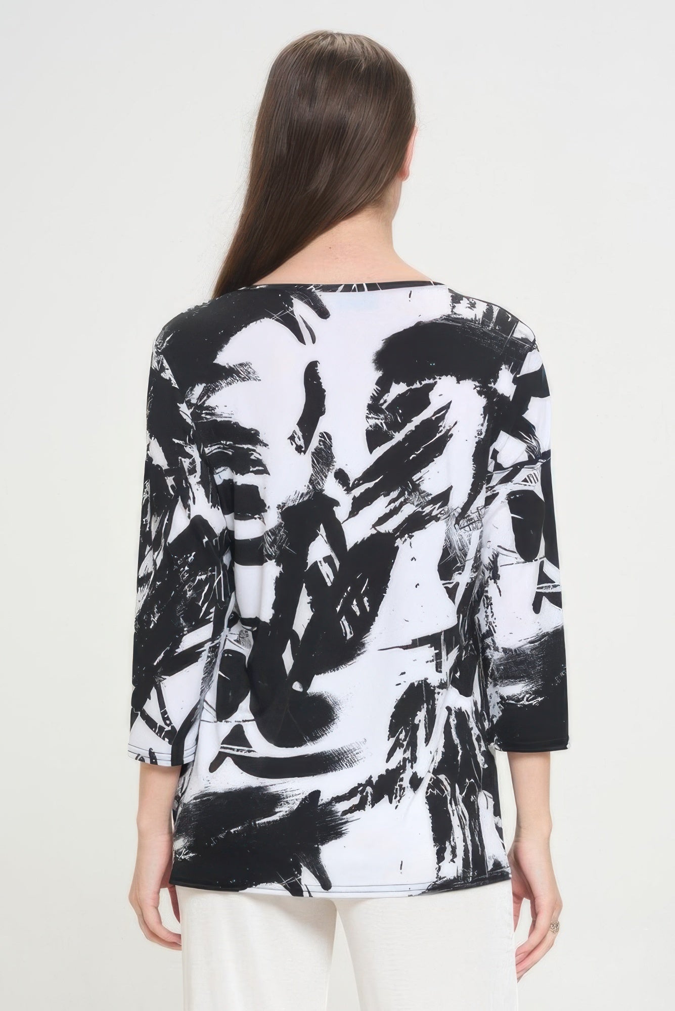 Hit Point V Neck Top - DressAffection