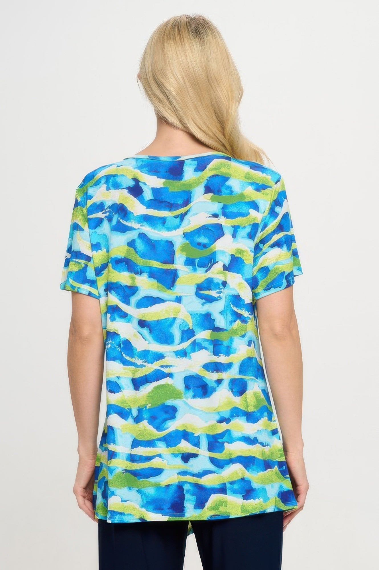 Hit Point V-neckline Top - DressAffection