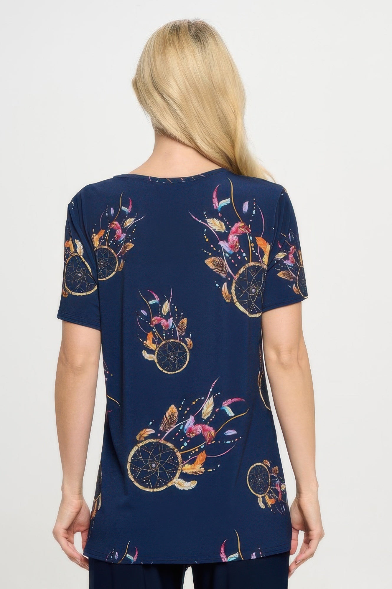 Hit Point V-neckline Top - DressAffection