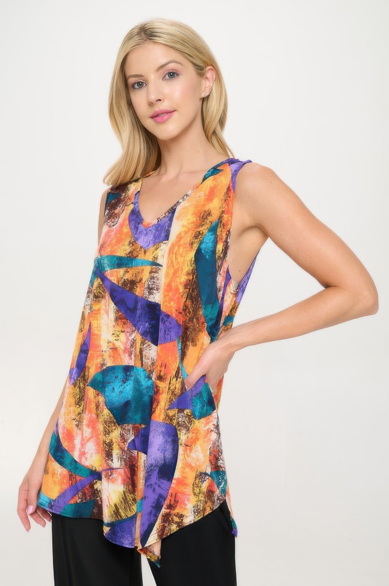 Hit Point V-nk Tank Top - DressAffection