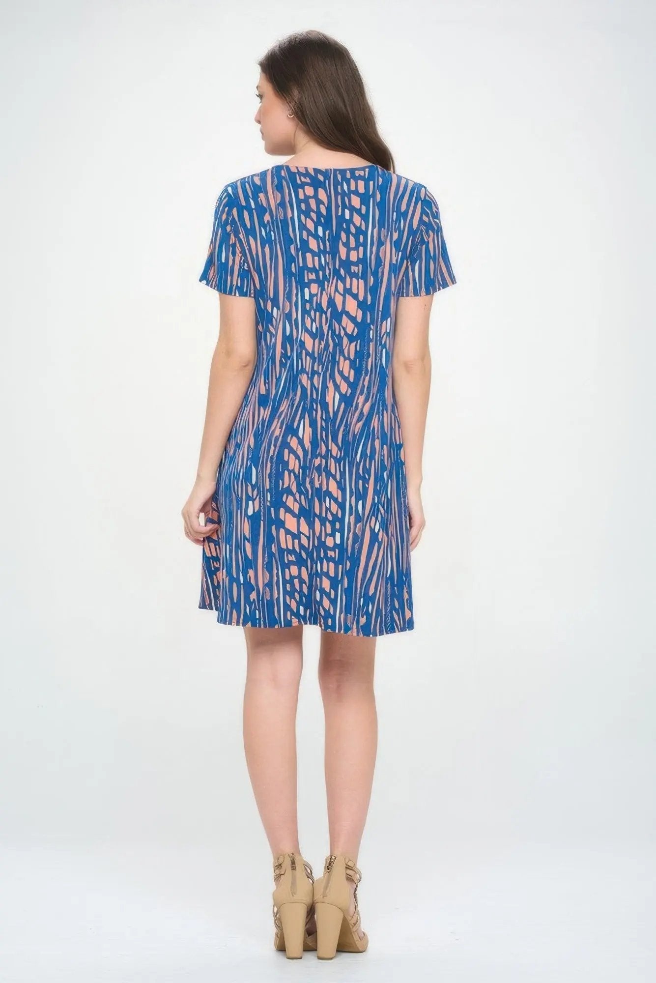 Hit Print Missy Dress - DressAffection