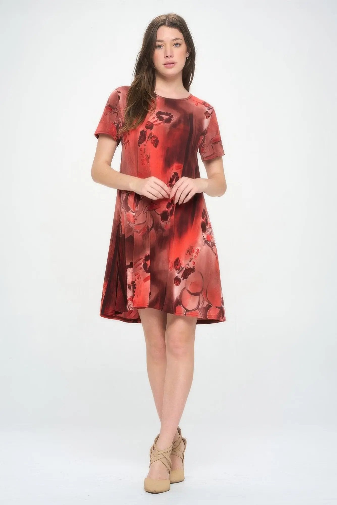 Hit Print Missy Dress - DressAffection