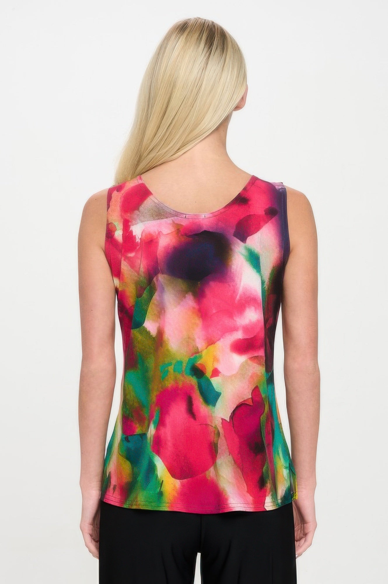 Hit Print Sleeveless Tank Top - DressAffection