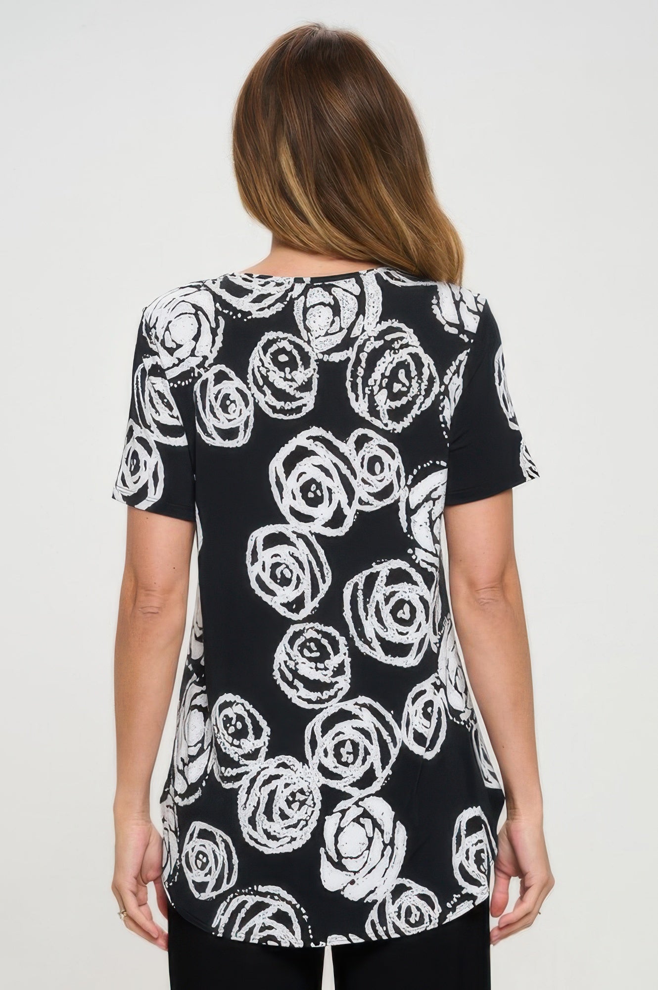 Hit V-neck Binding Top - DressAffection