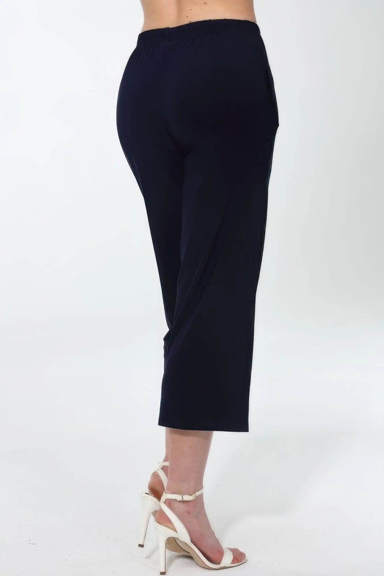 Hit Wide Leg Ankle Length Pants - DressAffection