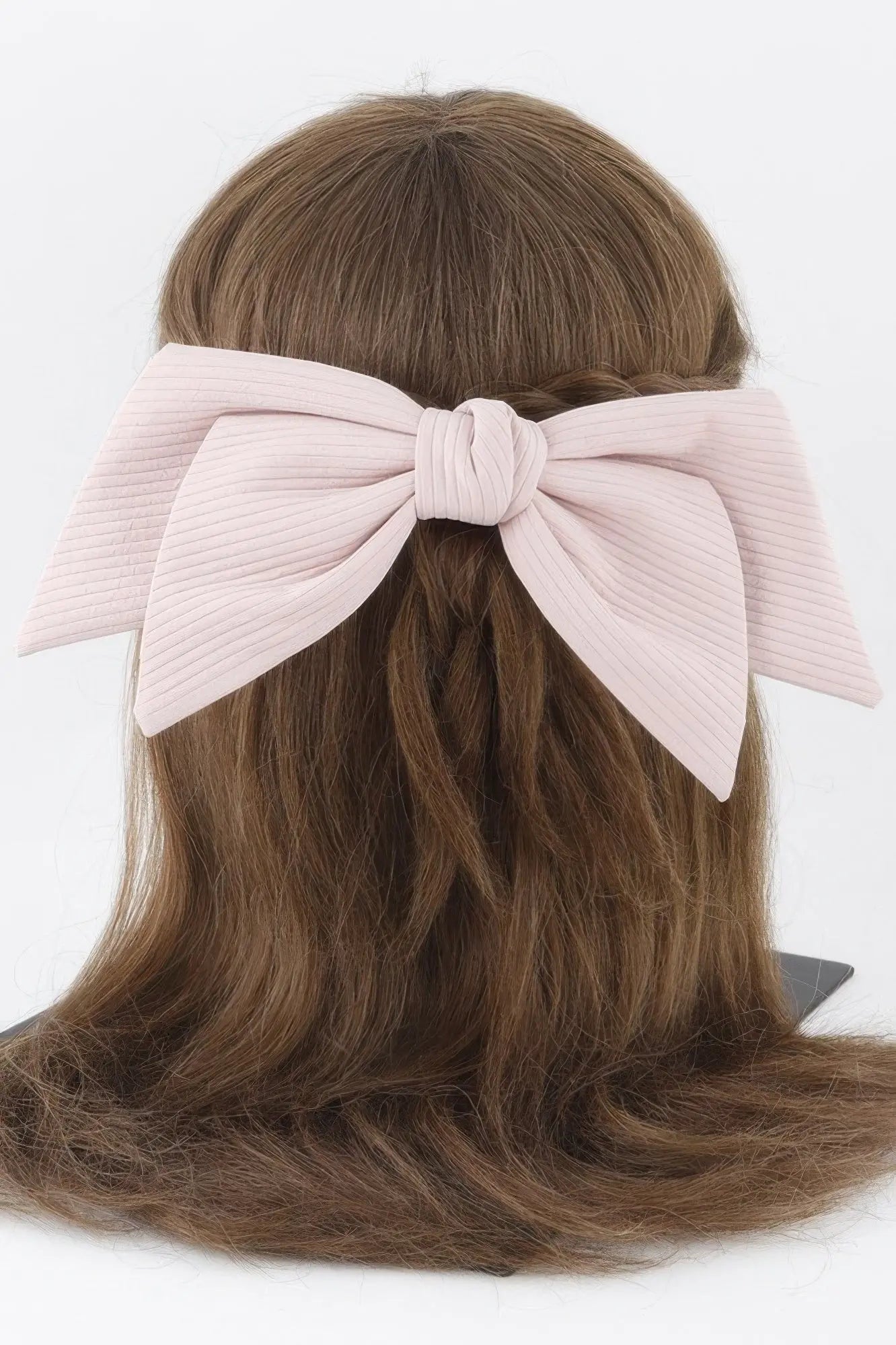Lined Ribbon Hair Clip - DressAffection