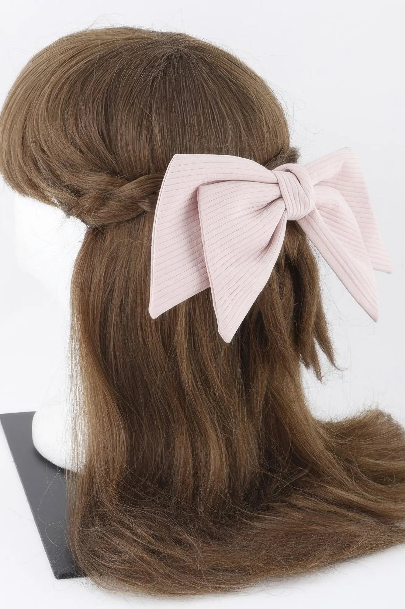 Lined Ribbon Hair Clip - DressAffection