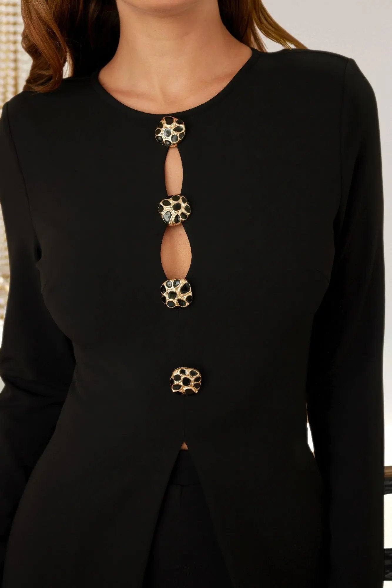 Long Slit Jumpsuit - DressAffection