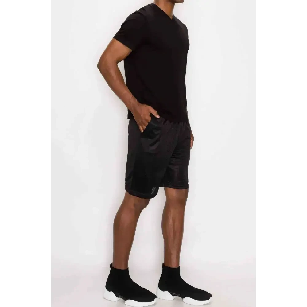 Men Mesh Basketball Shorts - DressAffection
