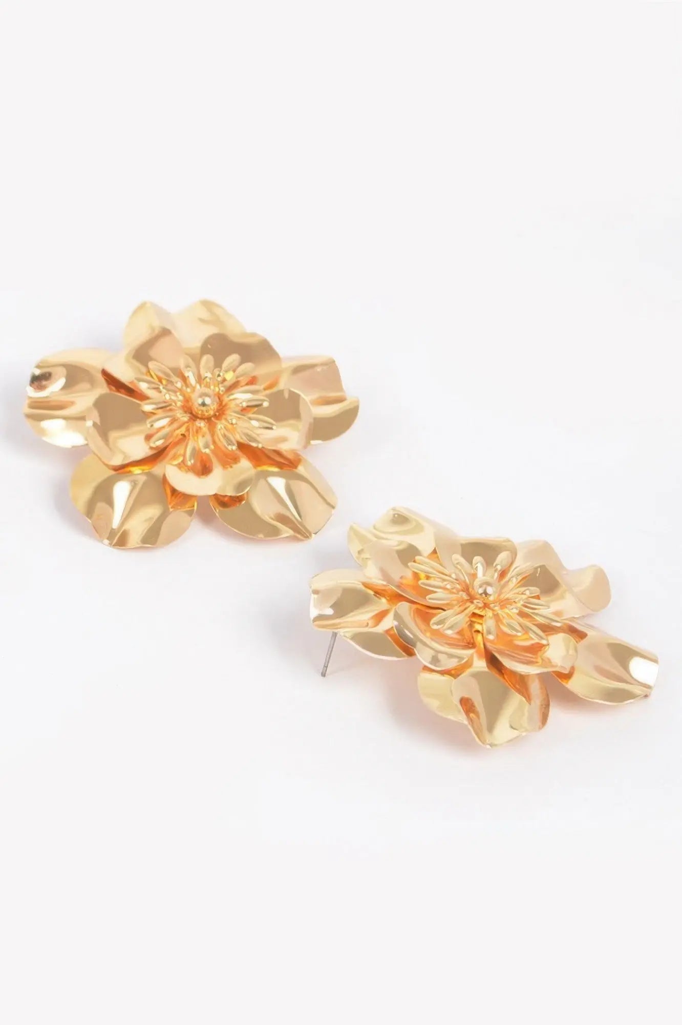 Metal Flower Earring - DressAffection
