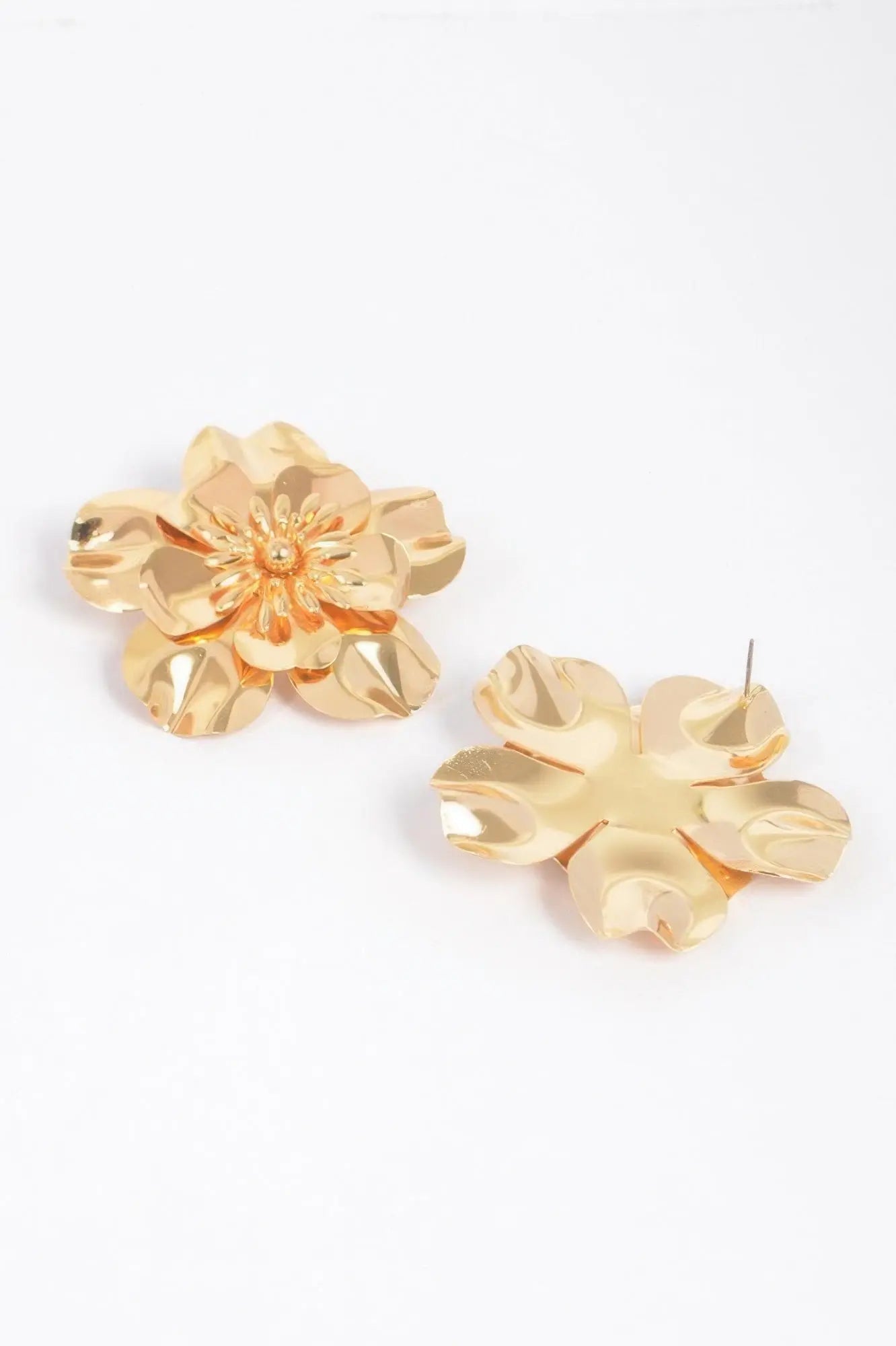 Metal Flower Earring - DressAffection