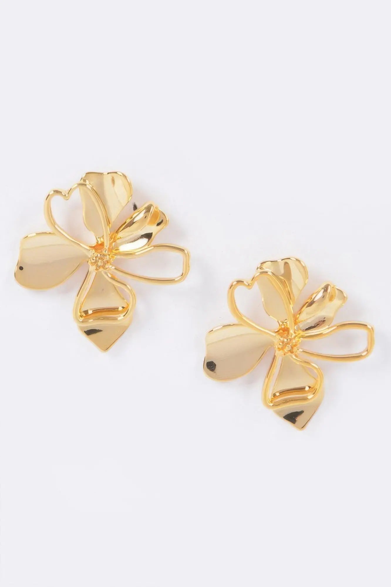 Metal Flower Earring - DressAffection