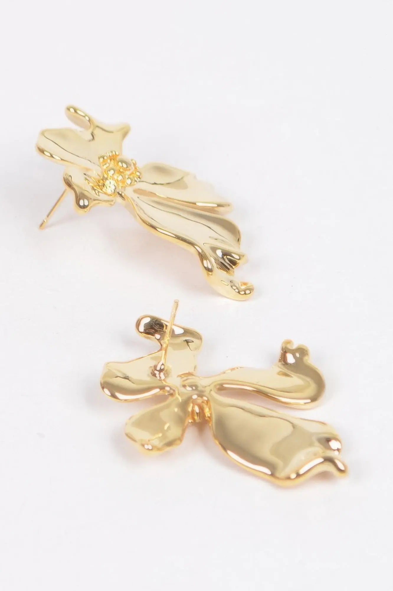 Metal Flower Earring - DressAffection