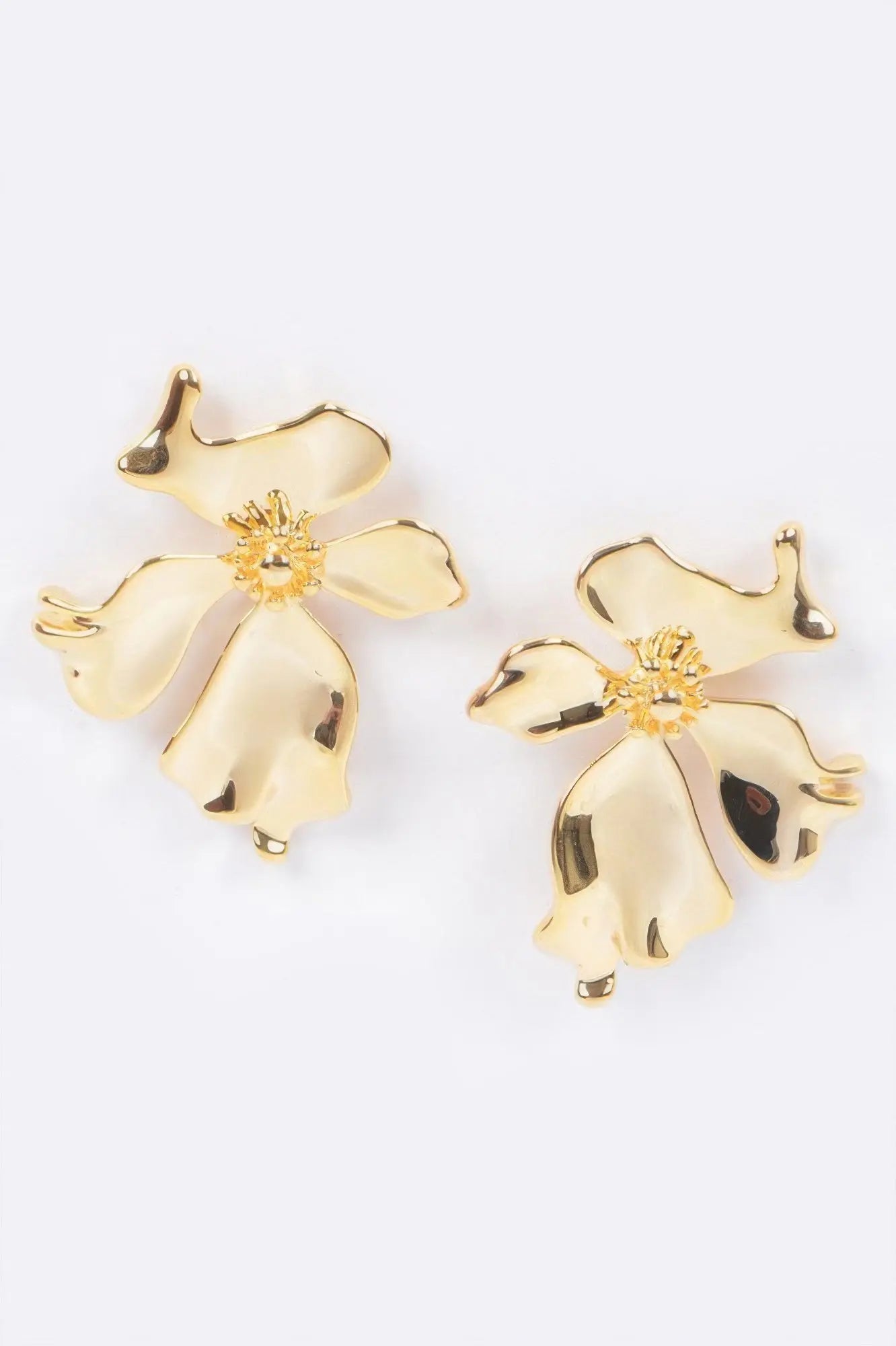 Metal Flower Earring - DressAffection