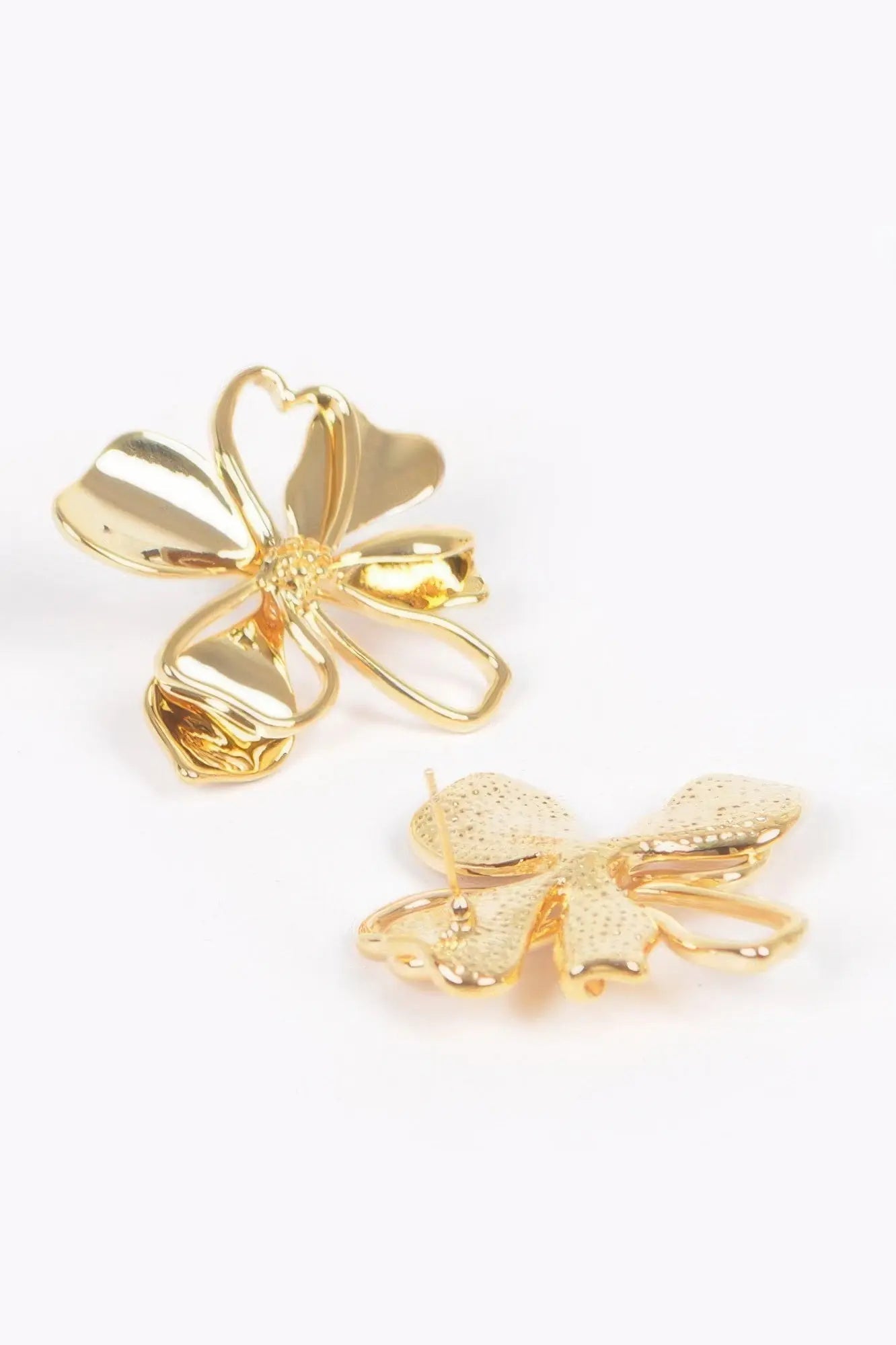 Metal Flower Earring - DressAffection