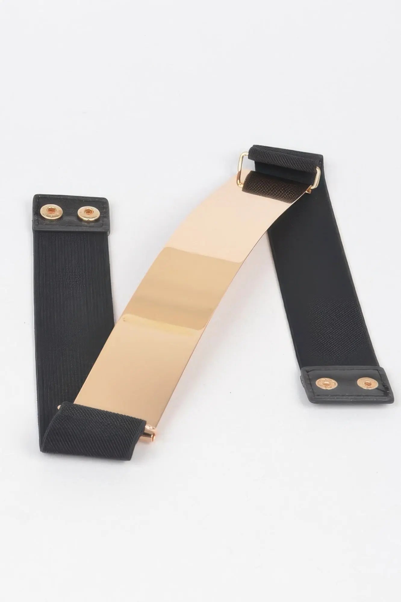 Metal Plate Elastic Belt - DressAffection