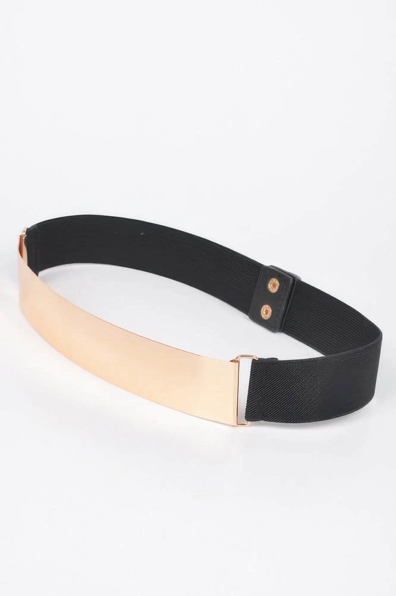 Metal Plate Elastic Belt - DressAffection