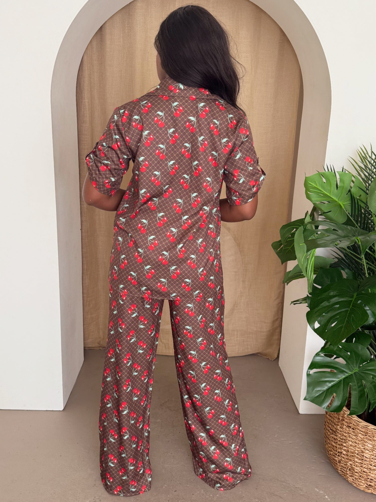 Midnight Cherry Set - DressAffection