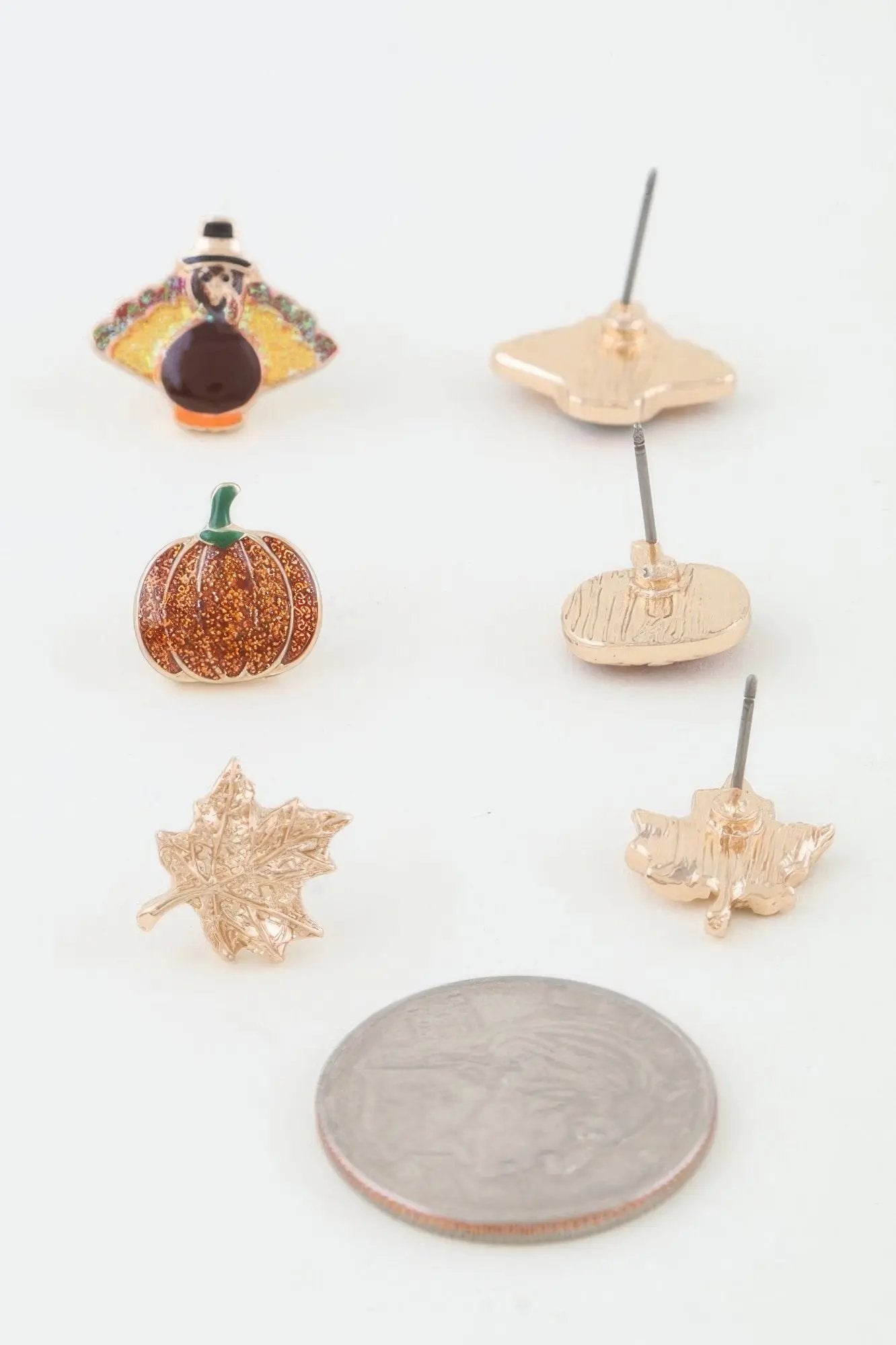 Multi Fall Season Stud Earrings Set - DressAffection