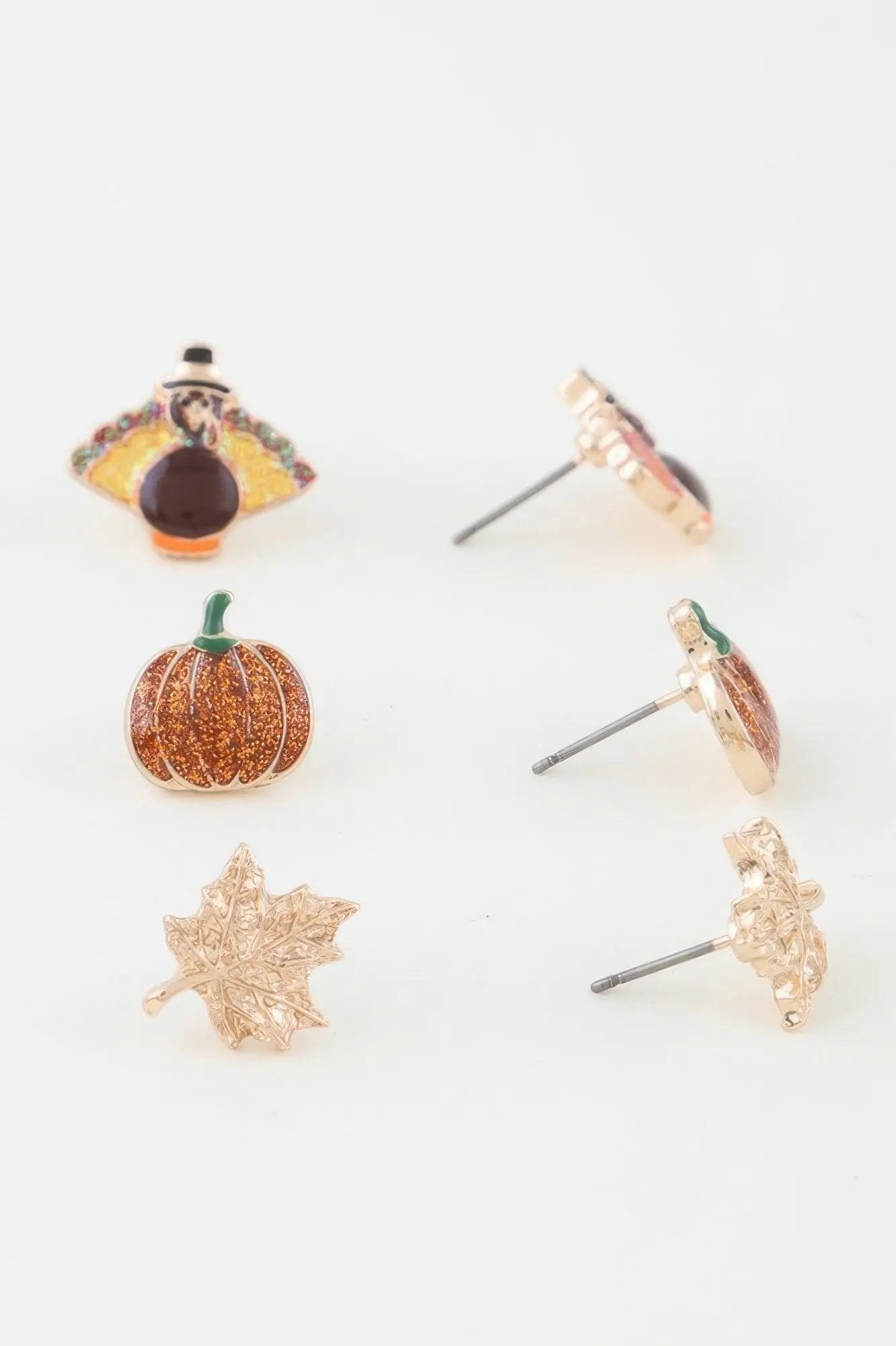 Multi Fall Season Stud Earrings Set - DressAffection