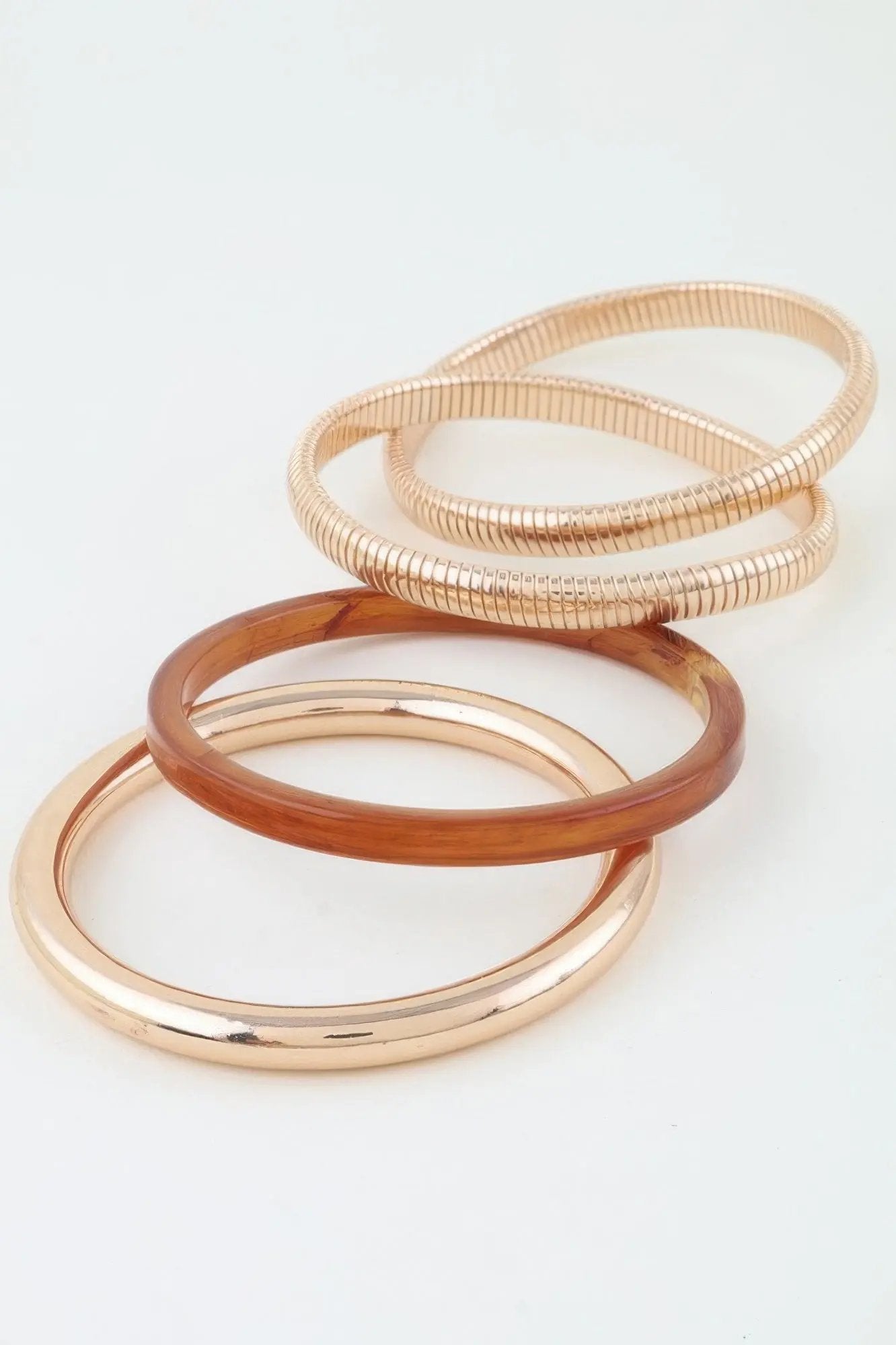 Multi Minimal Snake Wrap Bracelet - DressAffection