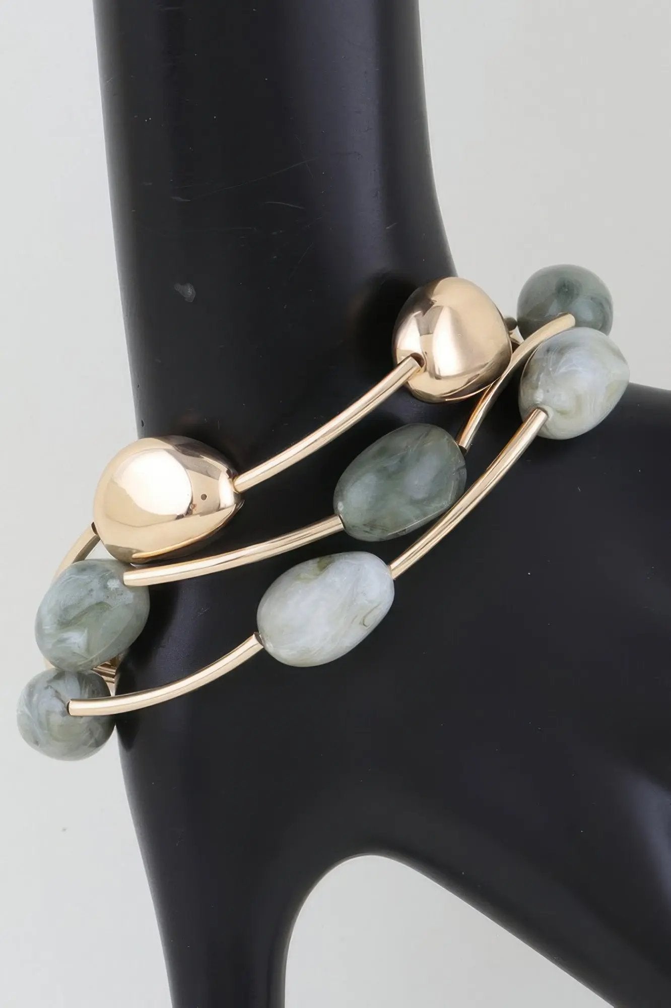 Multi Stone Beaded Bracelet - DressAffection